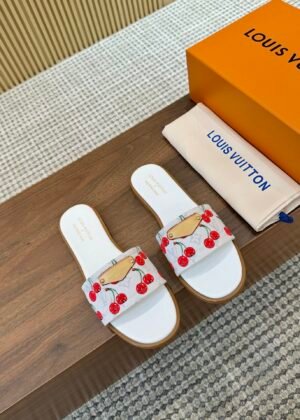 L-Fashionable Takashi Murakami Cherry Series co-branded slippers-3152