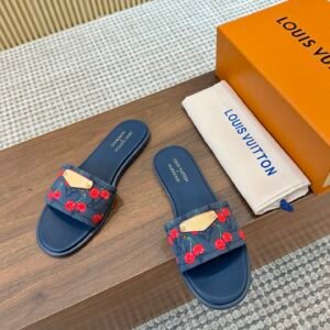 L-Fashionable Takashi Murakami Cherry Series co-branded slippers-3153