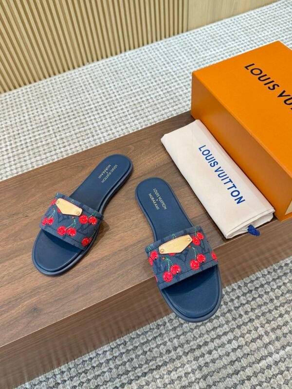 L-Fashionable Takashi Murakami Cherry Series co-branded slippers-3153