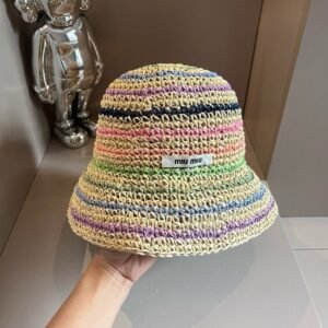 M-New woven straw hat-030