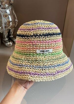 M-New woven straw hat-030