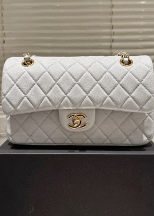D-C-Classic cf caviar pattern chain bag-115