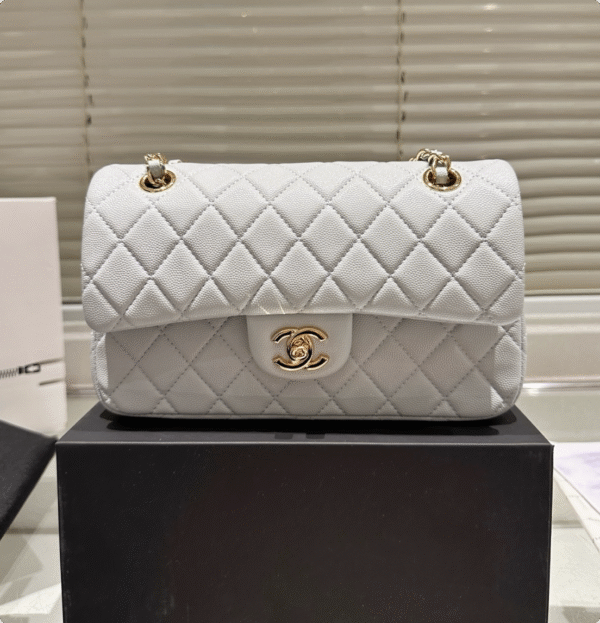 C-Classic cf caviar pattern chain bag-115
