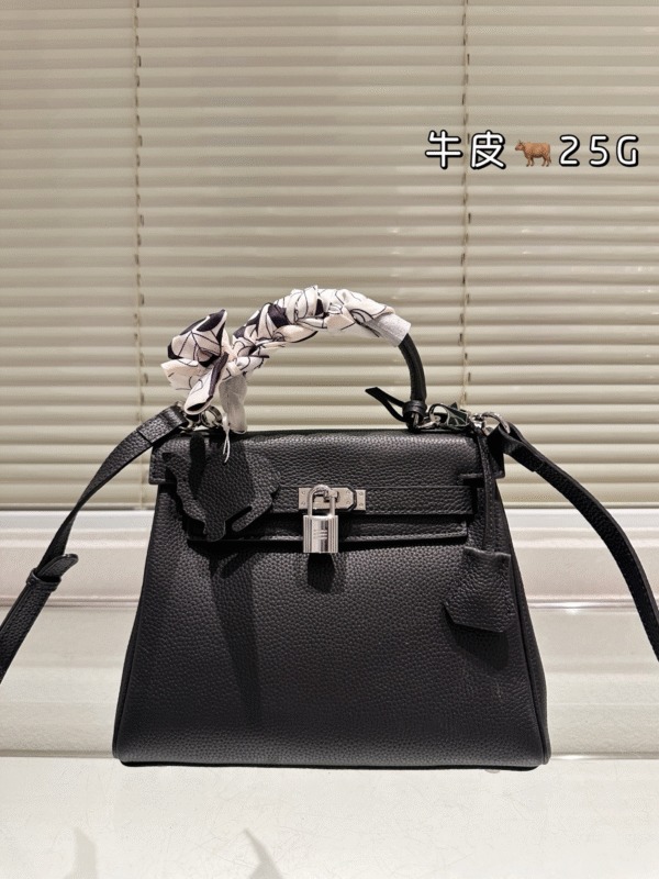 H-Classic cowhide Kelly bag-119 - Image 2