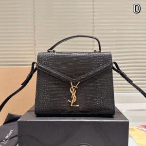 S-Classic crocodile print crossbody bag-123