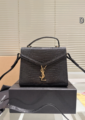 S-Classic crocodile print crossbody bag-123