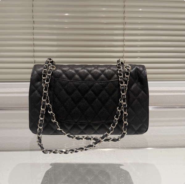 C-Classic cf caviar pattern gold buckle bag-118 - Image 3