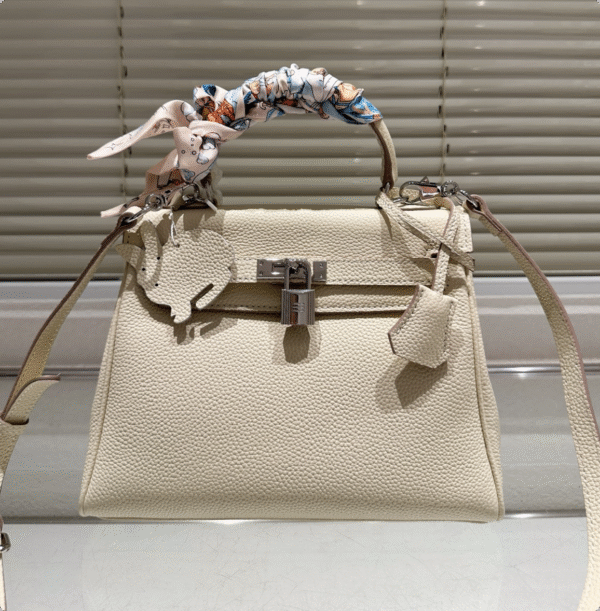 H-Classic cowhide Kelly bag-119