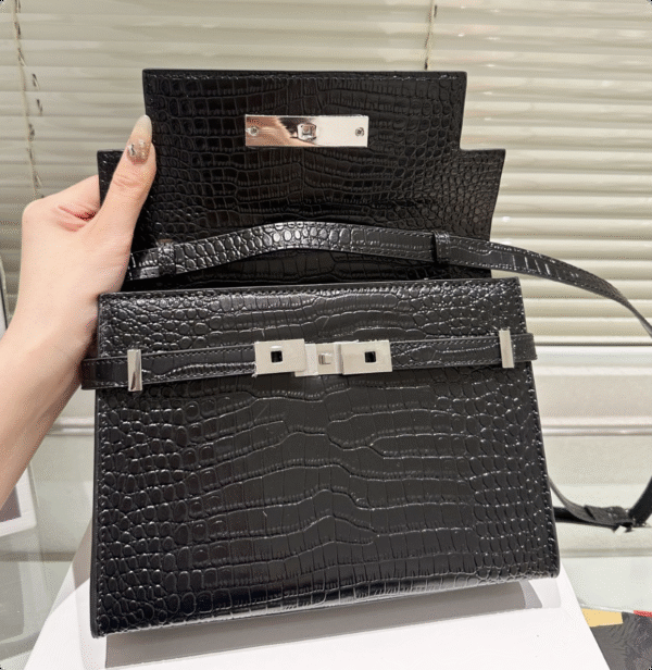 S-Classic crocodile embossed bag-120 - Image 4