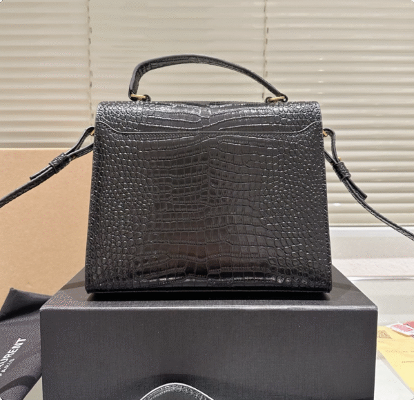 S-Classic crocodile print crossbody bag-123 - Image 2