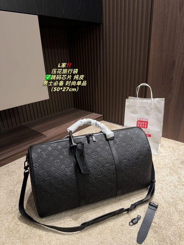 L-Classic embossed travel bag-125 - Image 4