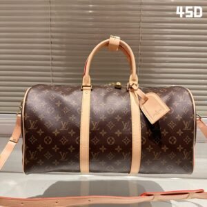 L-Cowhide embossed travel bag-127