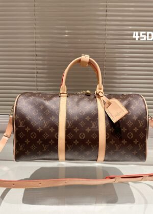 L-Cowhide embossed travel bag-127