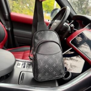 L-New embossed zipper chest bag-133