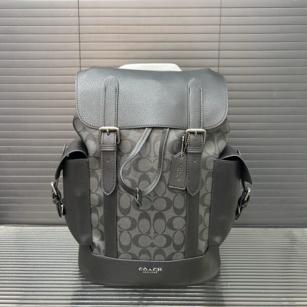 C-Hudson flip-top drawstring backpack-144