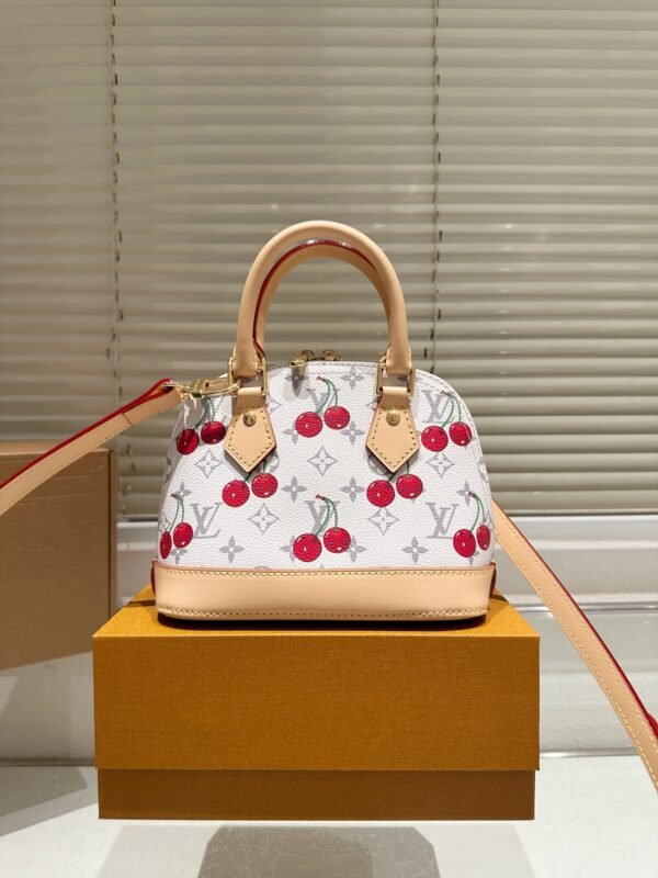 L-Cherry Print Backpack-178 - Image 2