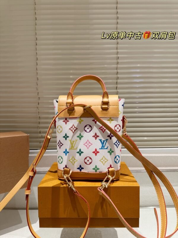 L-Classic Tri-Color Shoulder Bag-186 - Image 2