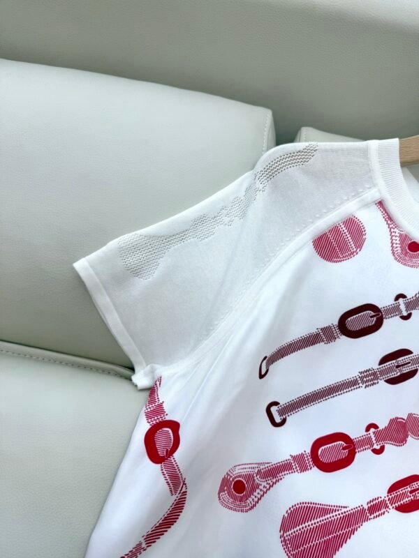 H-New Knit Sweater Silk Print-201 - Image 4