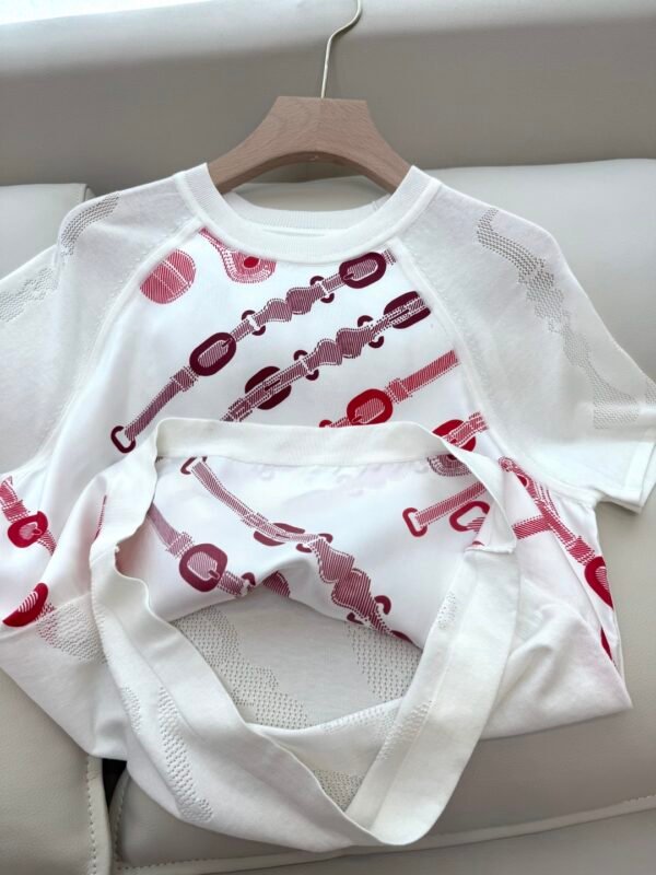 H-New Knit Sweater Silk Print-201 - Image 2