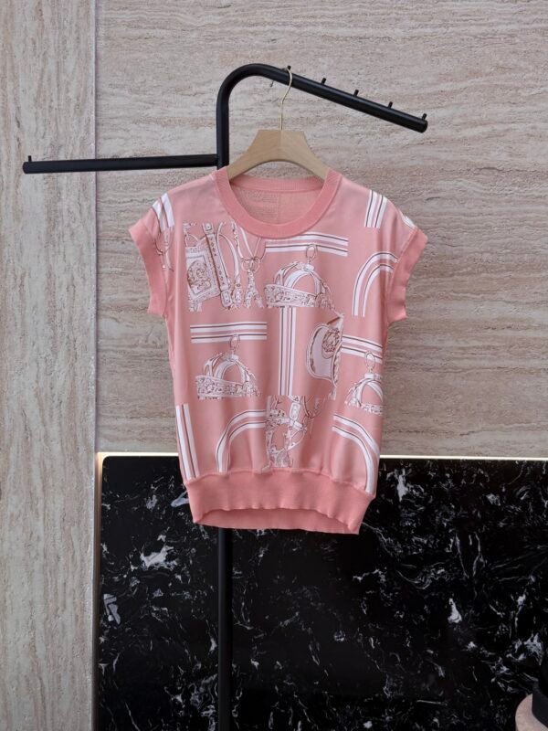 H-Silk Printed Top-202