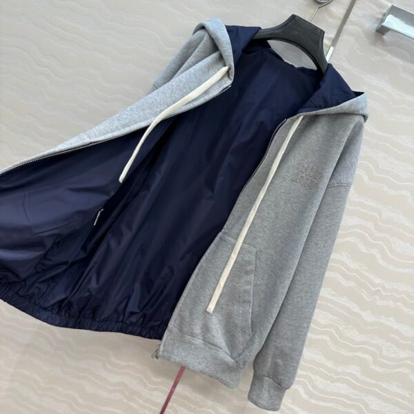 M-Classic Hooded Sweatshirt Jacket-217 - Image 3