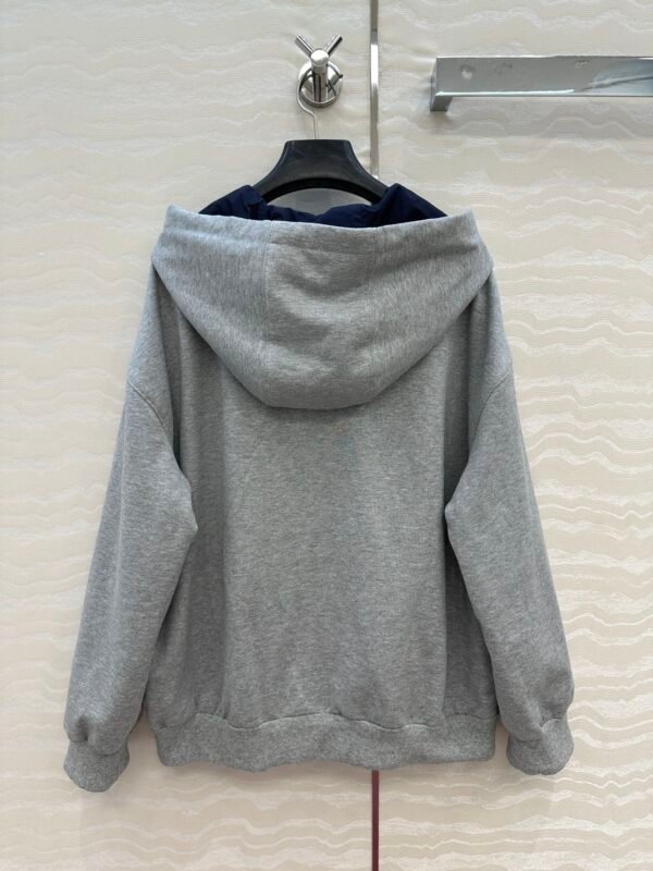 M-Classic Hooded Sweatshirt Jacket-217 - Image 2