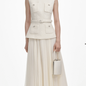 C-Small perfume style splicing fake two-piece long skirt-220