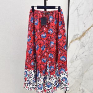 L-New Retro Pattern Skirt-249