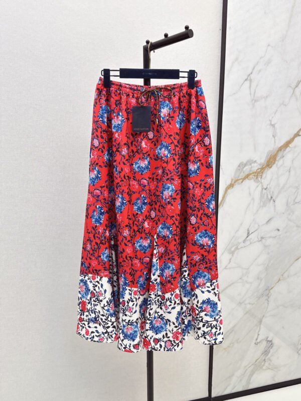 L-New Retro Pattern Skirt-249
