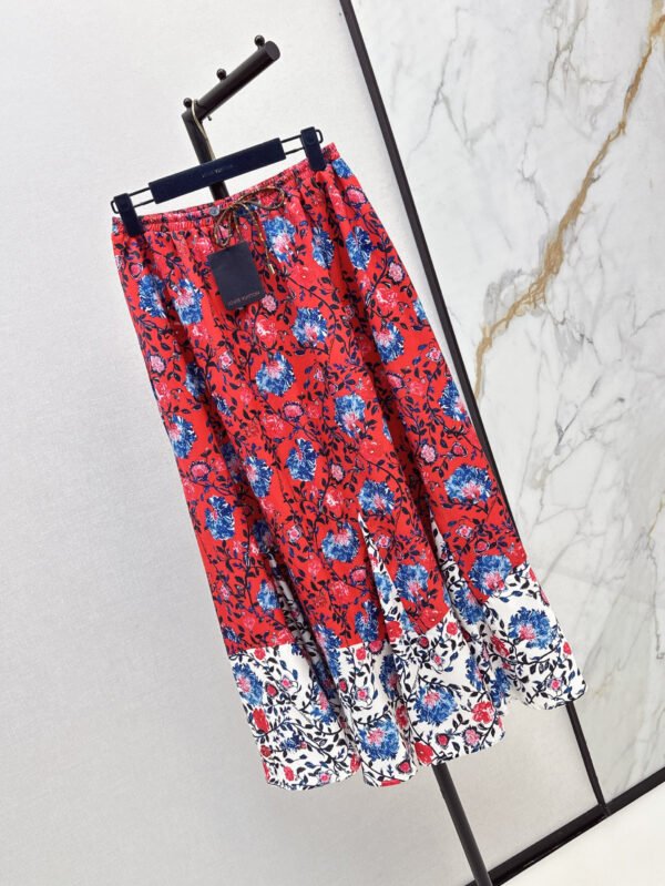 L-New Retro Pattern Skirt-249 - Image 2