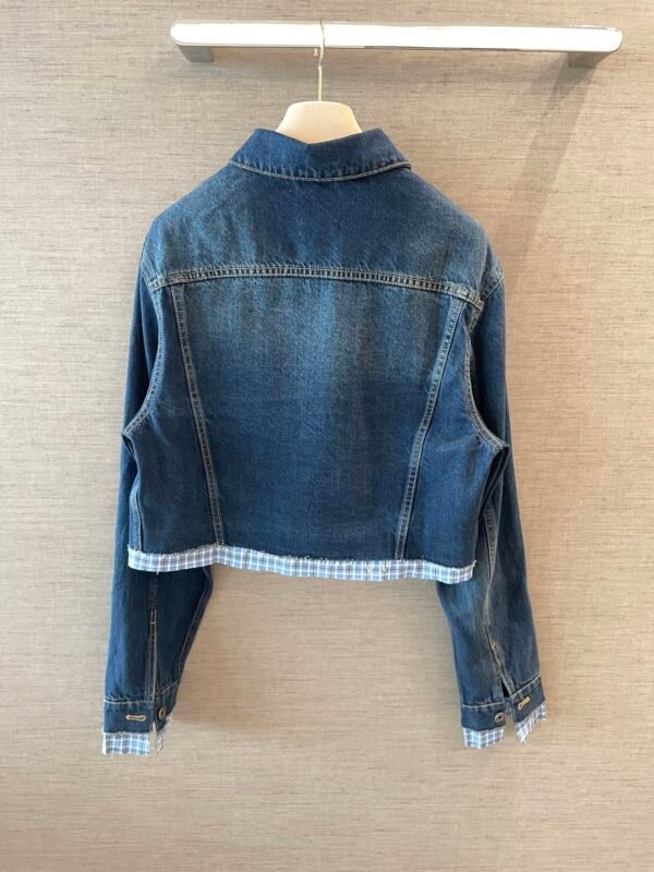 M-New classic jacket denim coat-256 - Image 3