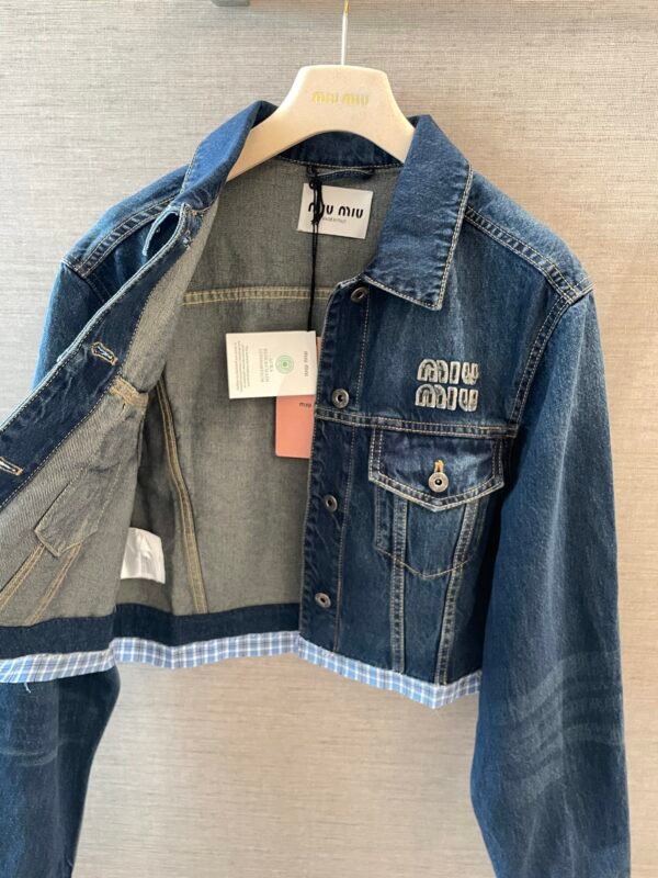 M-New classic jacket denim coat-256 - Image 2