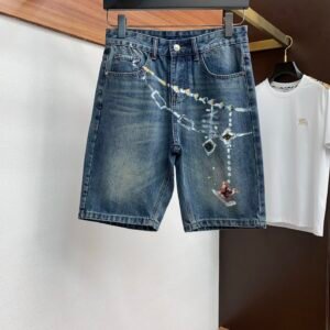 L-New casual denim shorts-261