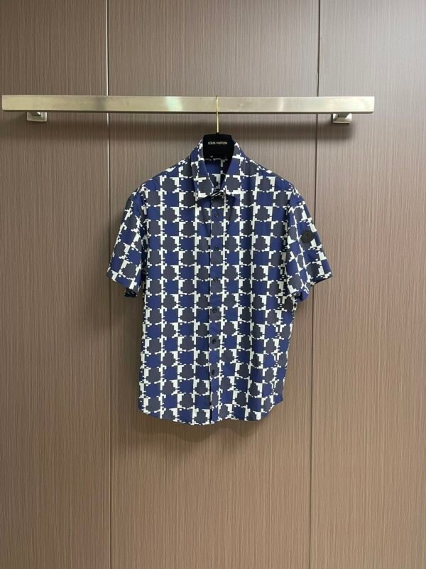 M-Classic men's printed short-sleeved shirt-283