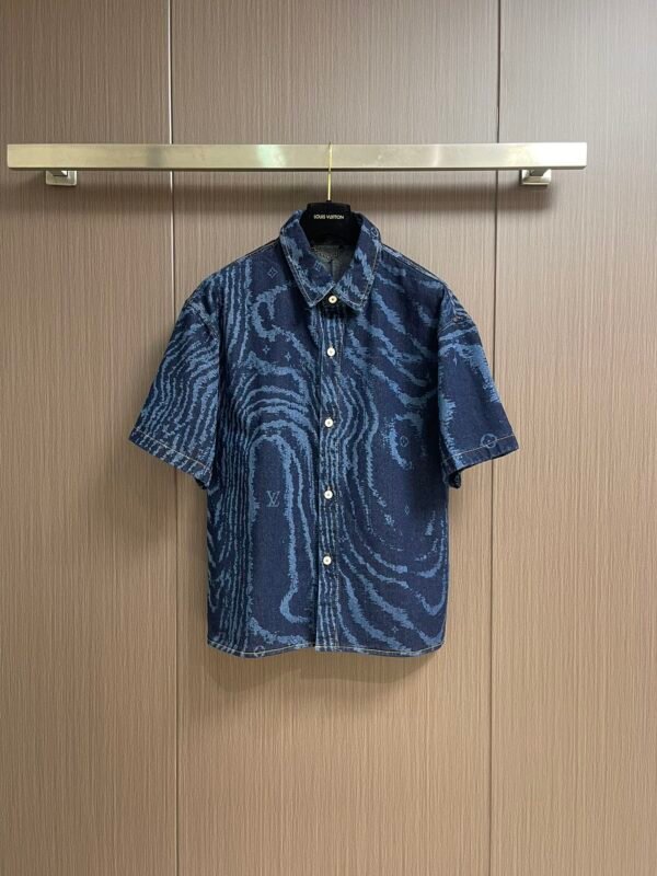 L-Classic men's printed short-sleeved shirt-284
