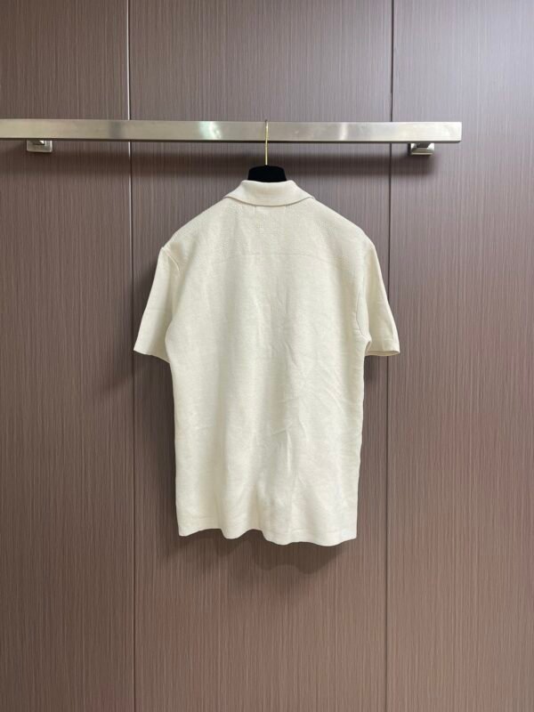 L-Classic Men's Dark Patterned Wool Short Sleeves-297 - Image 2