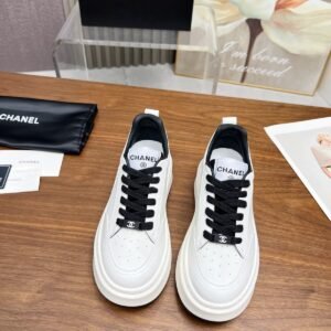 C-New thick-soled height-increasing white sneakers-303