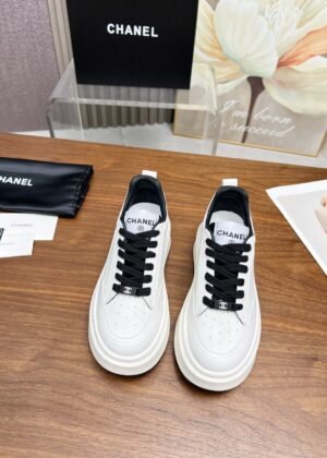 C-New thick-soled height-increasing white sneakers-303