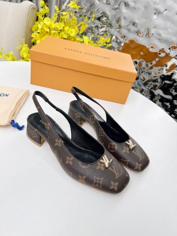 L-Classic thick-heeled women's shoes-341 - Image 2