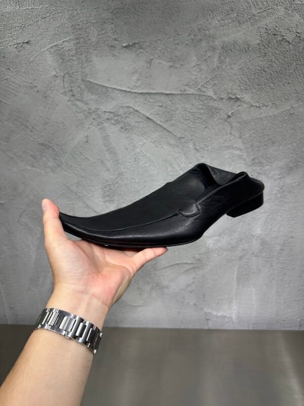 B-Glossy leather loafers-390 - Image 4