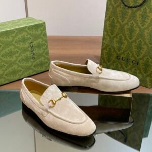 G-New men's loafers with horsehead buttons-395