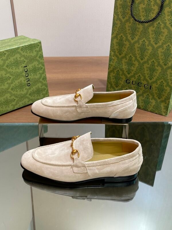 G-New men's loafers with horsehead buttons-395 - Image 2