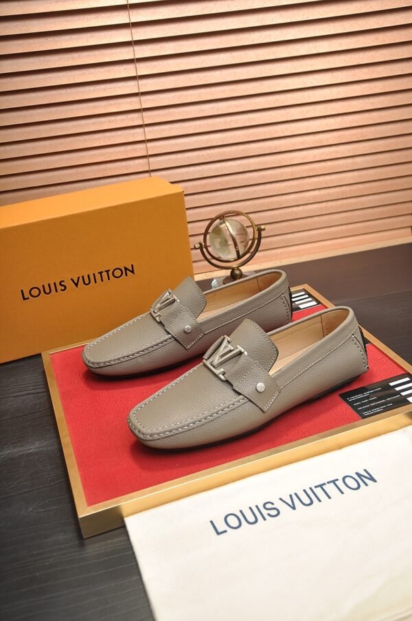 L-New embossed men's loafers-397 - Image 7