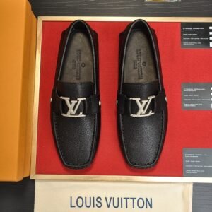L-New embossed men's loafers-397