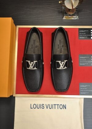 L-New embossed men's loafers-397