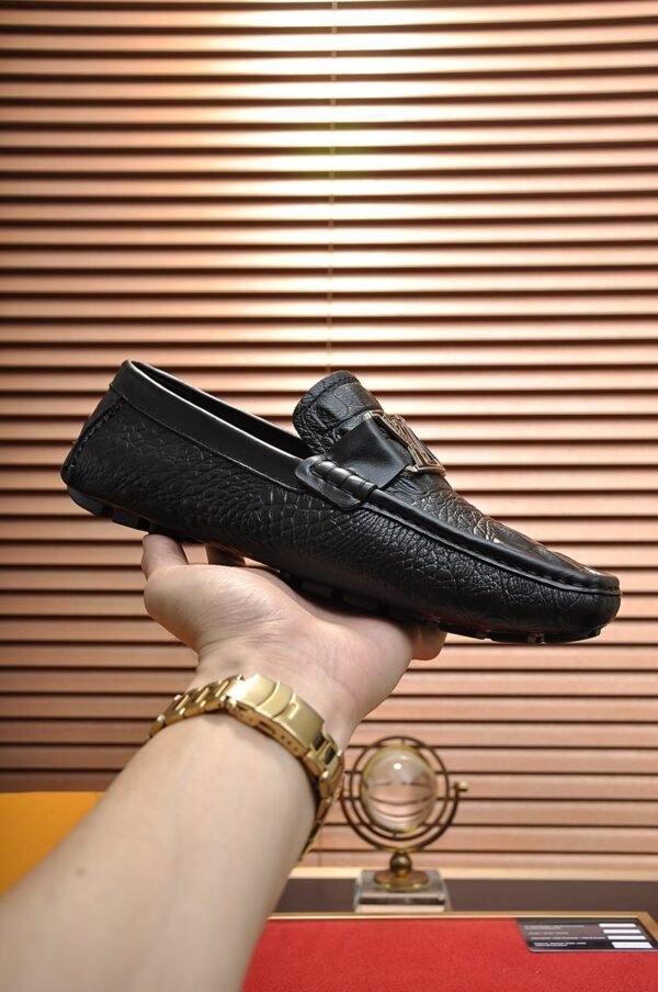L-New embossed men's loafers-398 - Image 7