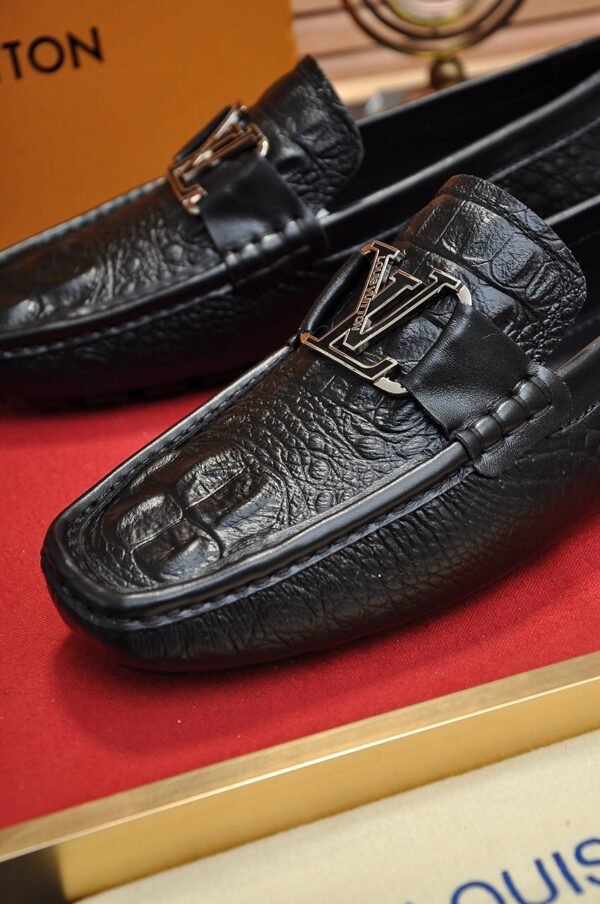 L-New embossed men's loafers-398 - Image 6