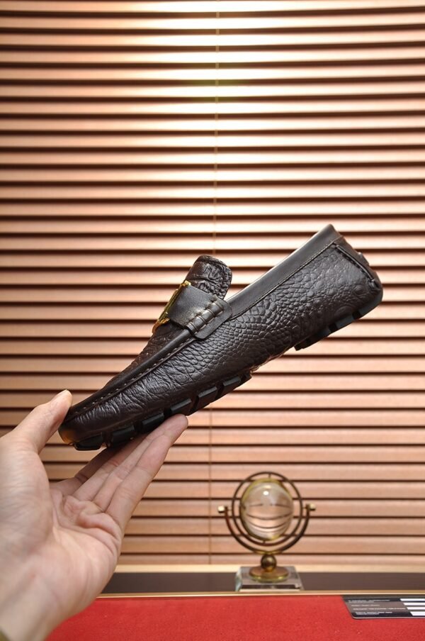 L-New embossed men's loafers-398 - Image 4