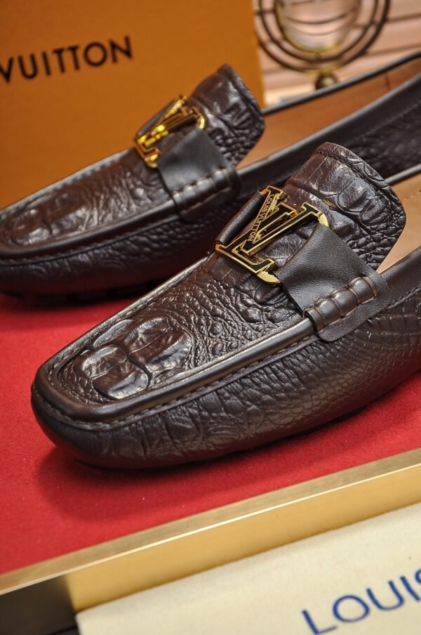 L-New embossed men's loafers-398 - Image 2