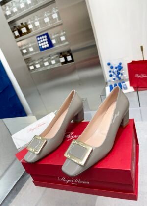 RV-Classic chunky heel elegant women's shoes-3148